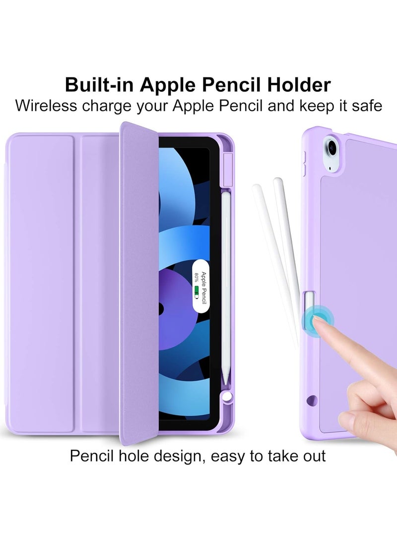 Case for iPad Air 11 Inch 2025 M3/2024 M2/Air 7 6 5 4 Generation (2025/2024/2022/2020) 10.9 Inch with Pencil Holder, Smart Stand Cover, Supports Apple Pencil Charging, Auto Wake/Sleep - Image 5